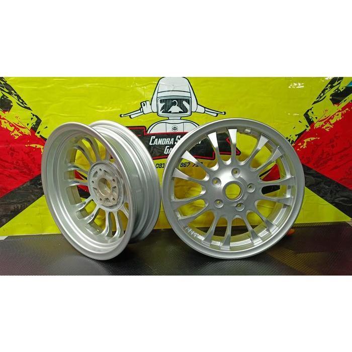 (DISKON) PAKET UPGRADE CAKRAM VESPA VELG RING 12 | CANDRA SCOOTER GARAGE - A - A