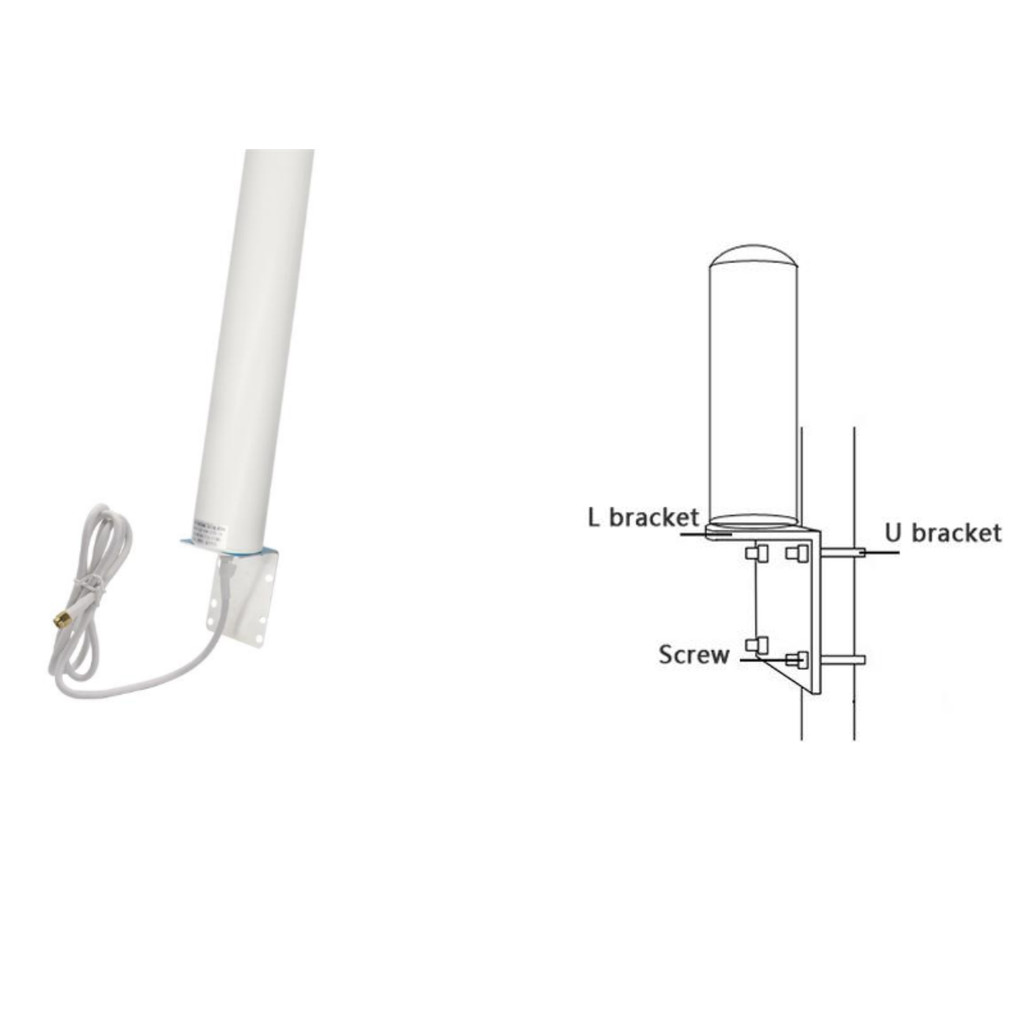 . 4G/5G Lte Gsm Outdoor Ip67 Waterproof Base Station Aerial 18Dbi Omni -