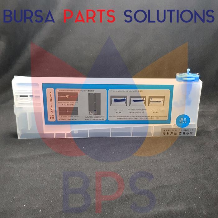 TERLARIS Ink Catridges With Ink Float - Cyan / Katrid Tinta Mesin Digital Printing Indoor