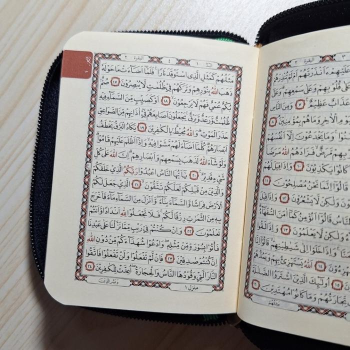 [A7 Jaket] Al-Quran Mushaf Utsmani Saku Alquran Mini Dompet Resleting