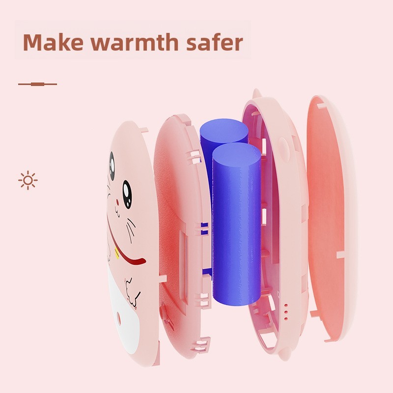 Cute Pet Electric Hand Warmer, Usb Charging, Waterless Hot Water Bag, Hand Warmer, Power Bank