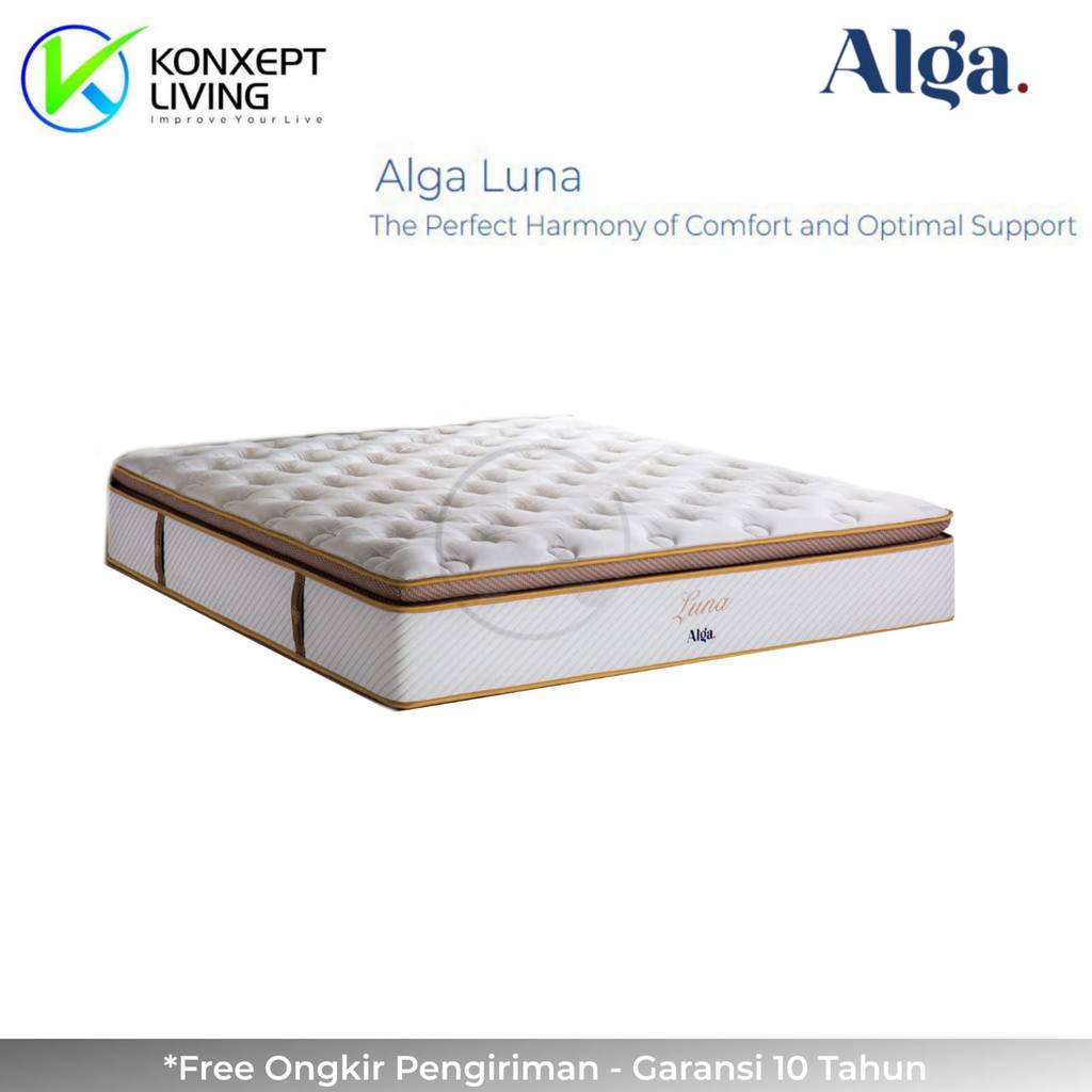 Alga Springbed Luna Latex Layer  Ukuran 100x200 Mattress Only