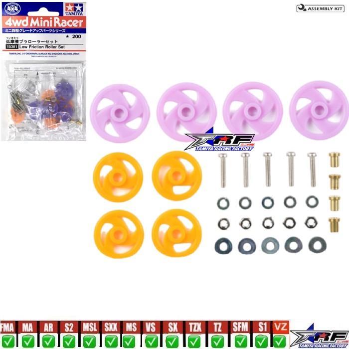 TAMIYA 15381 LOW FRICTION ROLLER SET