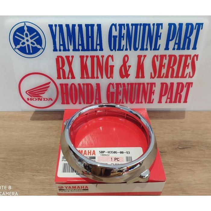 5BP-H3506-00-93 RING RIM SPIDOMETER SPEDOMETER SILVER RX KING TAHUN 2000AN ORIGINAL YGP HARGA PER