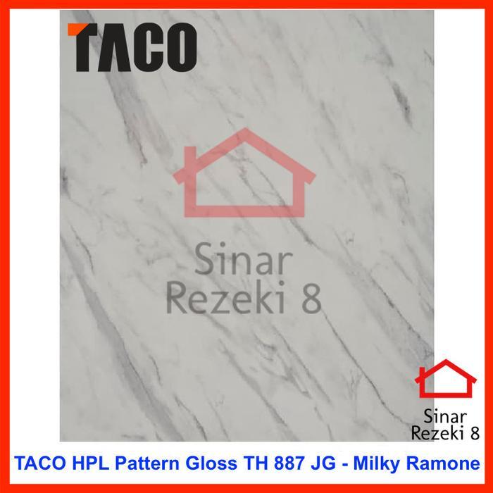 HPL TACO TH 887 JU / Milky Ramone / Pattern Gloss / Marmer Batu Kilap