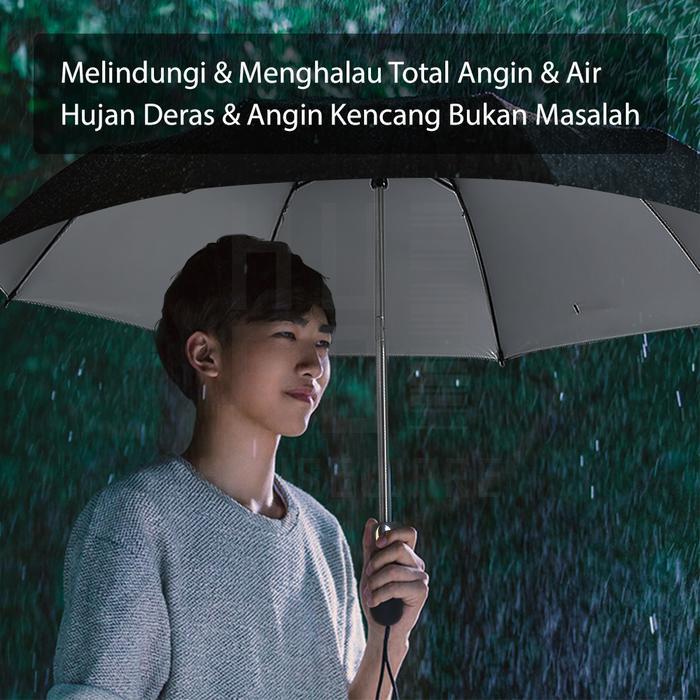 Hugo Payung Lipat Golf Besar Mewah Jumbo Otomatis Polos Lipat Dua