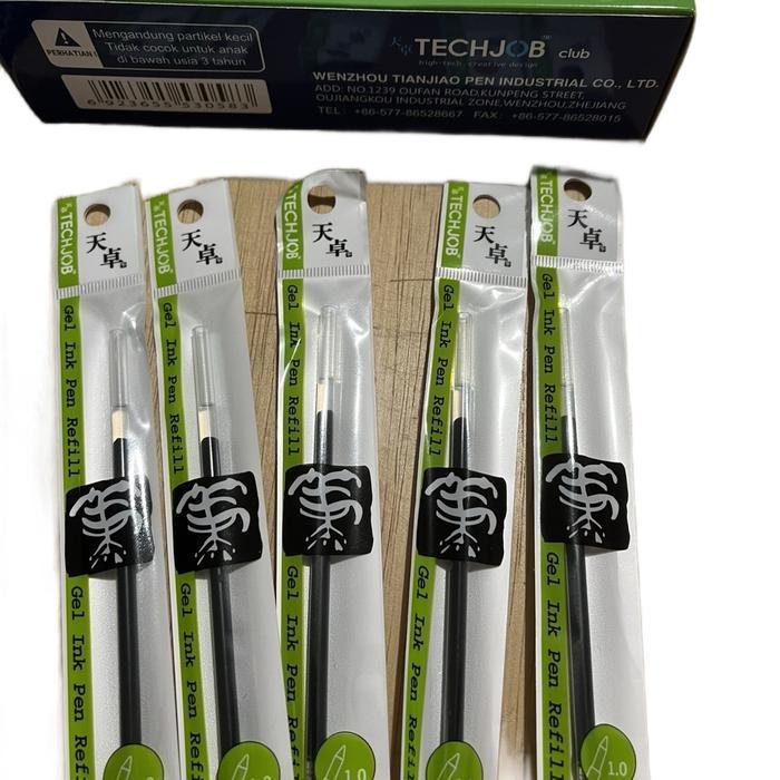 REFILL TINTA HITAM BIRU 1.0MM TIZO TG-380 /ISI TINTA TG-340 HITAM BIRU