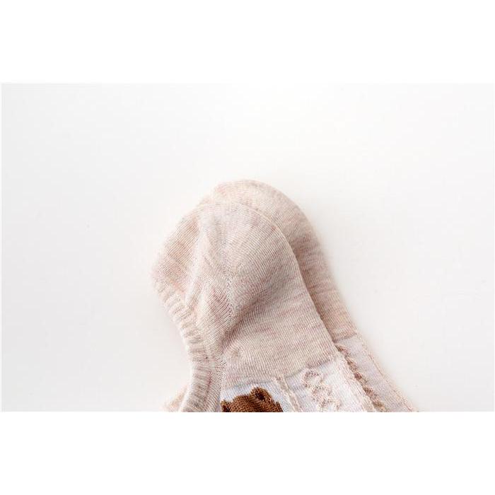 Kaos Kaki Pendek Wanita Kaus Kaki Wanita Korea Jepang Motif Beruang