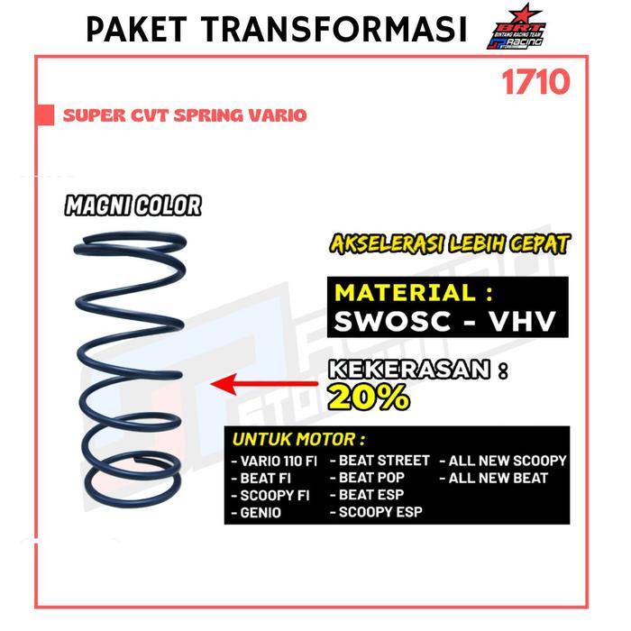 Per CVT / CVT Spring BRT Vario 110 Fi/Beat Fi/Beat Esp/Genio/Scoopy Fi