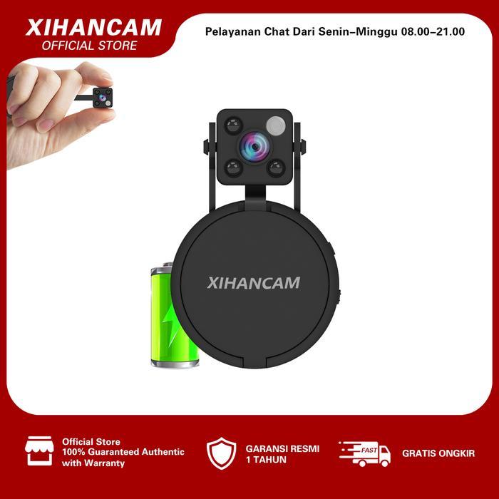 XIHANCAM CCTV MINI BATERAI SPY CAM WIFI CCTV KECIL SPY KAMERA MINI TERSEMBUNYI TANPA KABEL BUAT HP