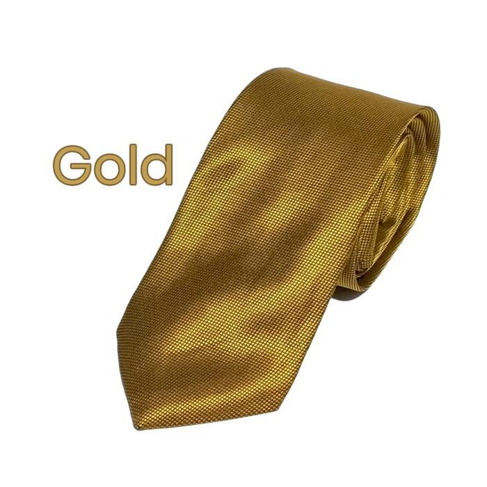 Dasi Kerja Gold Emas Bintik