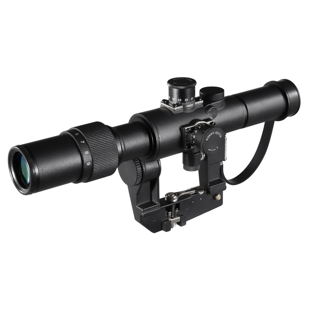Dragunov Svd 3-9X26 Scope Tactical Rifle Scope Red Illuminated Optical Sight Ak Airsoft Spotting