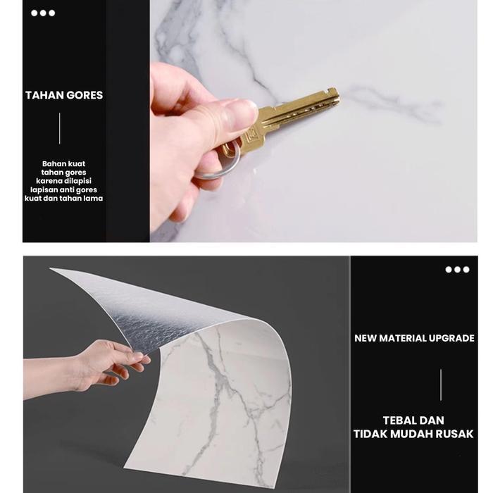 Wallpaper Dinding VINYL Marble / Wallpaper Dinding 30 x 60 cm / Wallpaper Lantai Vinyl Marbel Granit