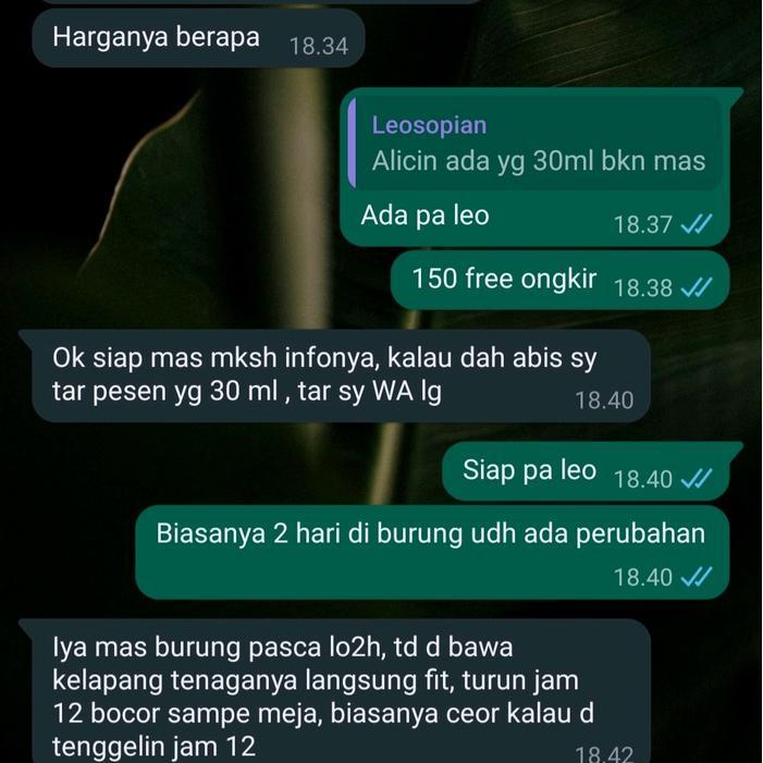 OBAT TELO - TETES MERPATI