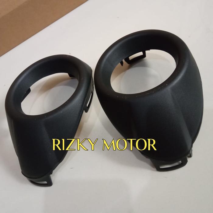 New Cover Ring Foglamp 1 Set Lh Rh Ford Focus Mk3 Tahun 2012 Up Black Doff Kode Azz46