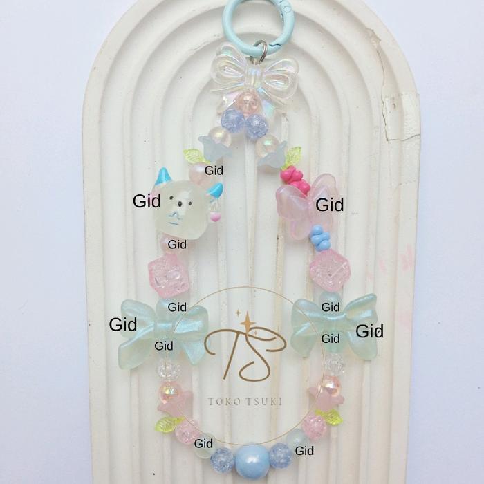 Ketubruk_ Zodiak Strap Phone Glow In The Dark-Gantungan Hp Menyala Dalam Gelap - Strap Hp Zodiak