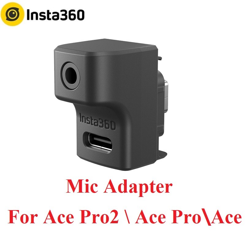 Insta360 Ace Pro2Ace Pro Ace Mic Adapter For Insta 360 Ace Pro  Ace Vlog Video Original