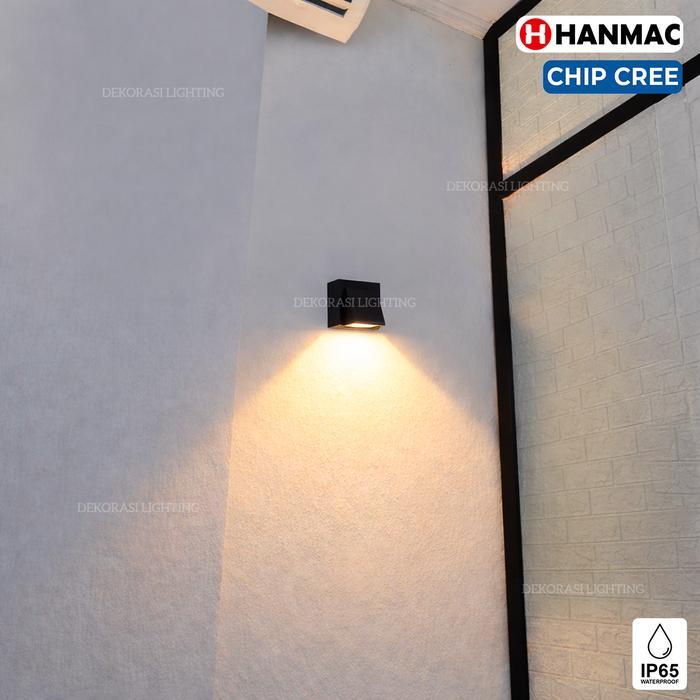 Lampu dinding 1arah 2arah led cree 3.5w taman pagar ip65 outdoor waterproof Hanmac wall light