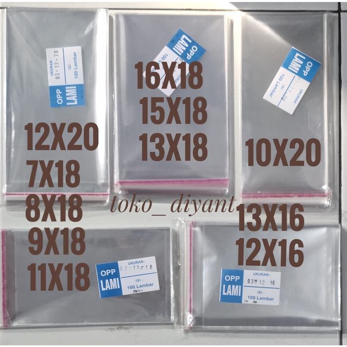 PLASTIK OPP 15X18 16X18 13X16 11X18 OPP ROTI MASKER AKSESORIS UNDANGAN