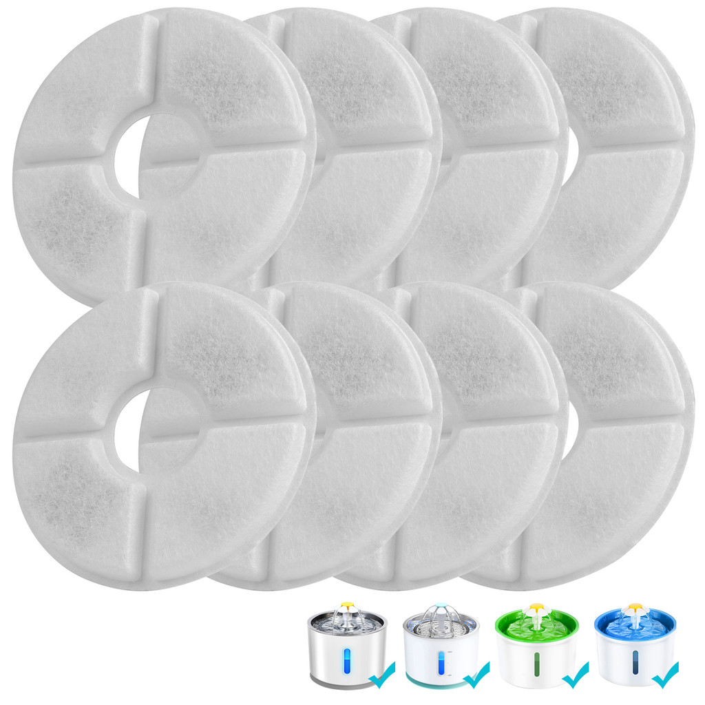 Cat Water Fountai Little Flower Water Fountain Filter Cartridge, Original Fit, Deep Purification for