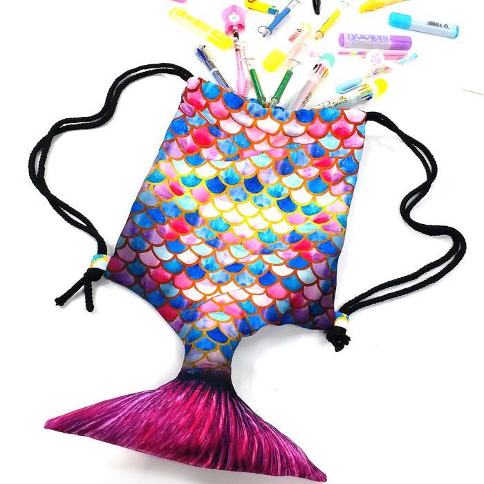 ASLI Tas Serut Punggung Anak Mermaid Putri Duyung READY STOCK