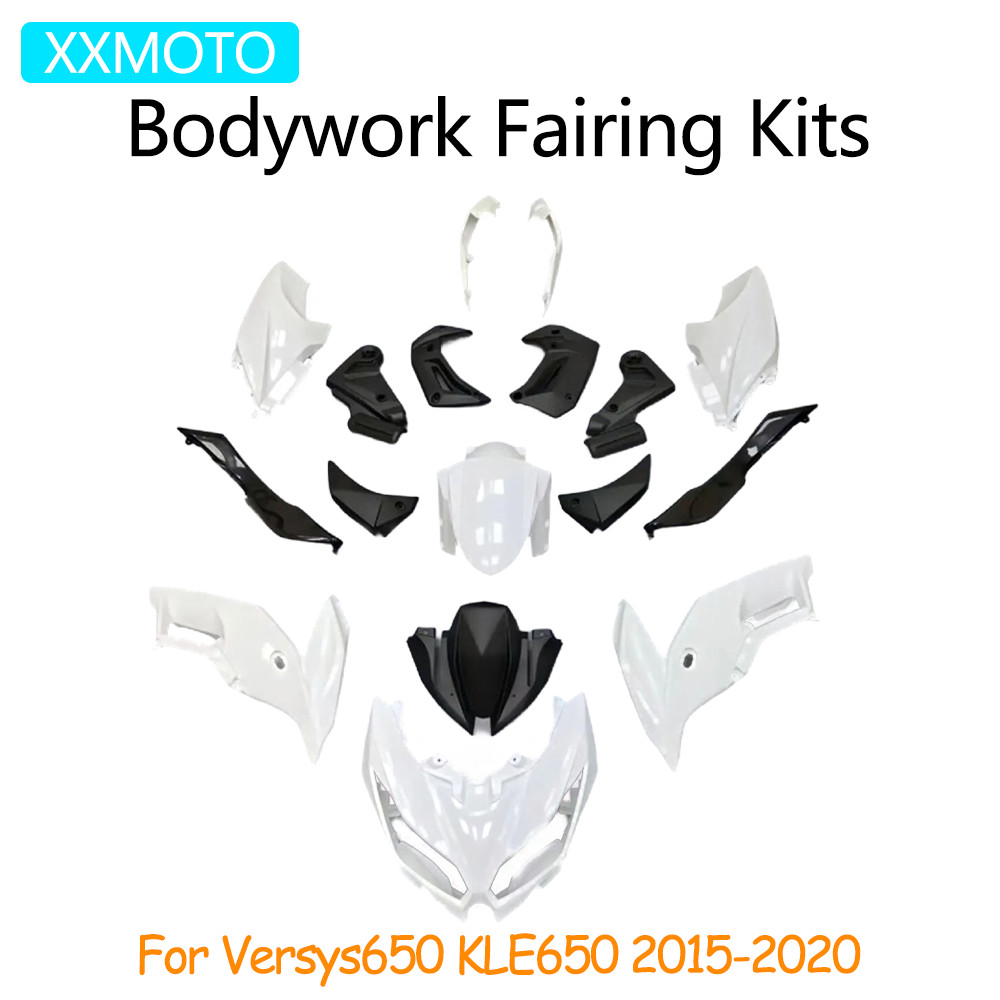 FOR KAWASAKI VERSYS650 KLE650 2015-2019 2020 VERSYS KLE 650 MOTORCYCLE UNPAINTED PLASTICS BODYWORK
