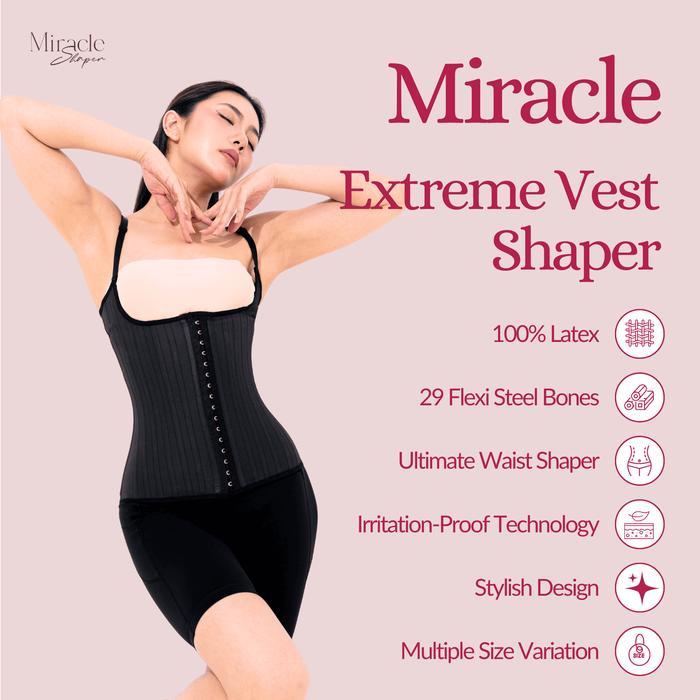 Miracle Shaper Extreme Vest Body Shaper Corset / Korset Postpartum 29 Bones 100% Latex Body Shaper -