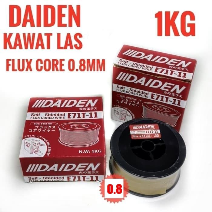 Kawat Las Daiden Flux Core 0.8Mm Mig Daiden E71T-11 Original Japan