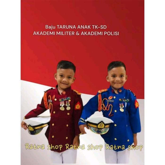 Baju Akmil anak putra dan baju Akpol anak putra /baju taruna akmil anak putra dan Baju taruna akpol