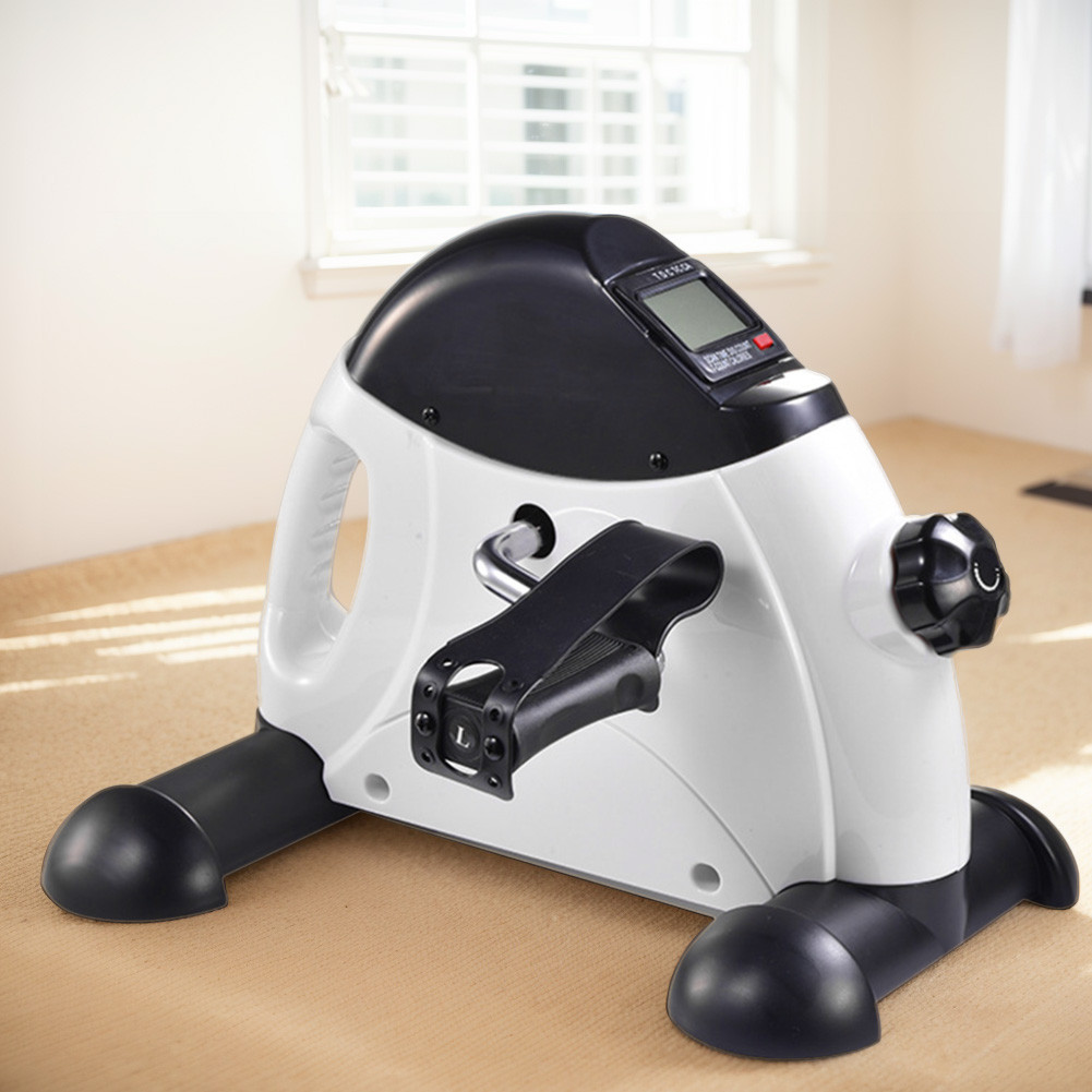 Mini Exercise Bike Arm and Leg Trainer Portable Pedal Trainer Anti Slip Foot Pedal Exercise Machine