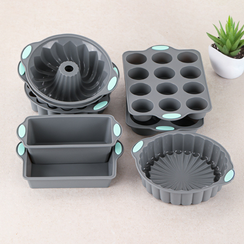 High-temperature resistant silicone cake mold, chiffon cookie, toast muffin cup, non-stick cake