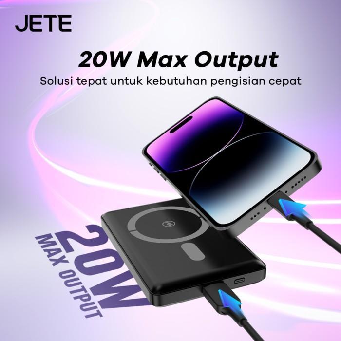 Powerbank Magsafe 10000 Mah Magnetic Jete Powerbank Wireless Powerbank Iphone - Garansi 2 Tahun