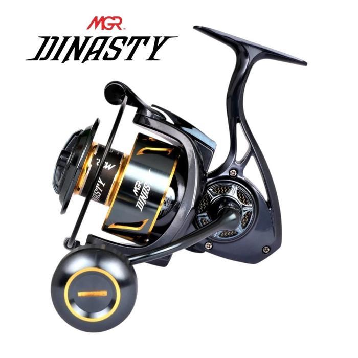 Maguro Dinasty Spinning Reel Reel Pancing Saltwater & Freshwater Premium, Body Aluminium, Drag Kuat,