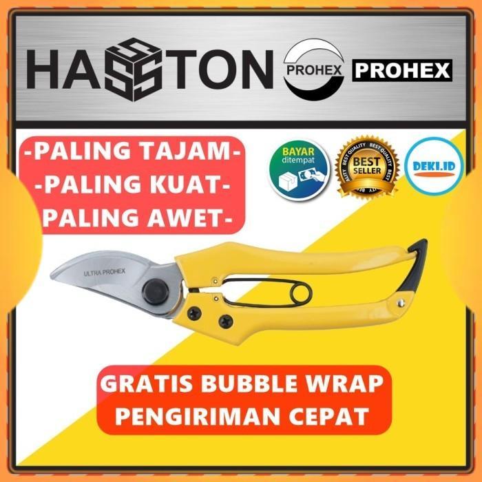 Gunting Dahan Prohex Hasston 1353-001 Ranting Bunga Tanaman Pohon