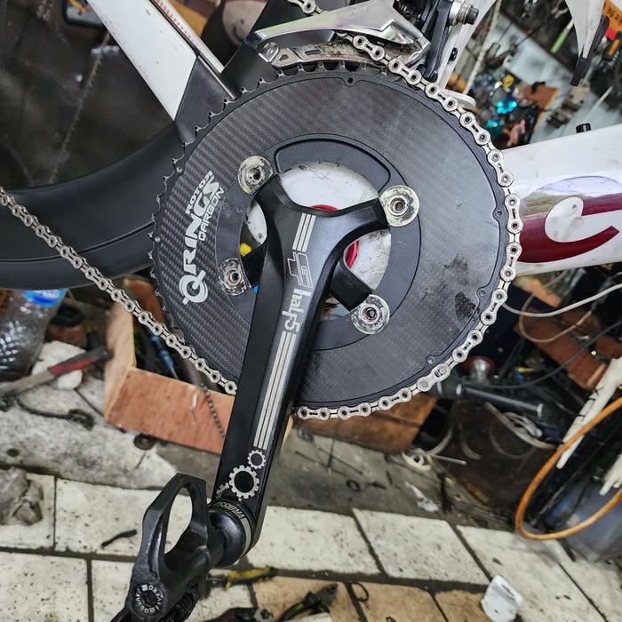 Crank Arm Bcd 110 4 Lubang Arm 170Mm For Chainring Shimano Ultegra 105 Tiagra Sora 2 Speed Gt Half 5