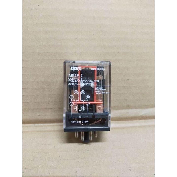 "New" RELAY AC 220V 8 KAKI BULAT / 8 PIN