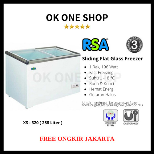 RSA Sliding Freezer XS-320