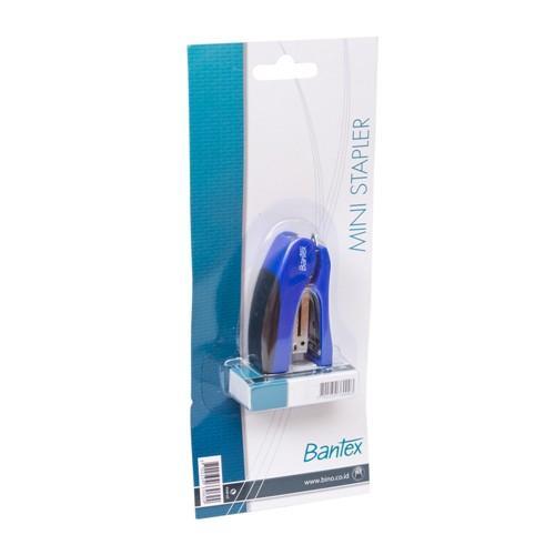 Bantex Mini Stapler (Including Staples no.10) Blueberry 9330 62