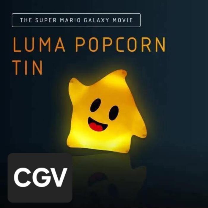 YOSHI LUMA Mario Kart Popcorn Bucket XXI Cafe CGV Merchandise