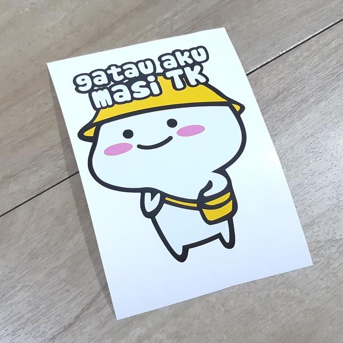 ` Stiker Quby Pentol Aku Masih TK