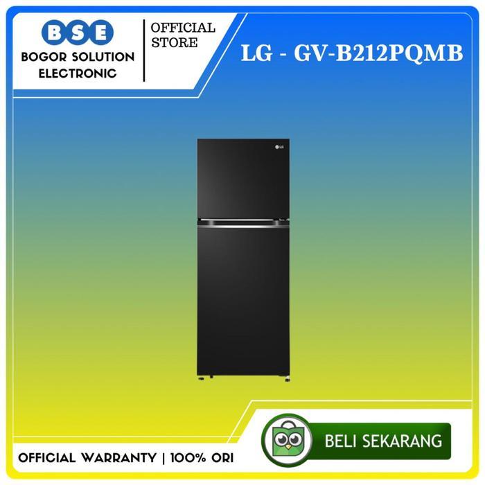 Kulkas 2 Pintu 235L Warna Hitam LG GV-B212PQMB Kulkas Inverter LG