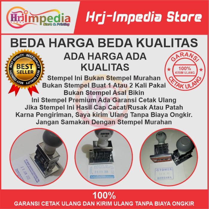 Cetak Stempel Tanggal Logo Custom Cetak Stempel Tanggal Custom