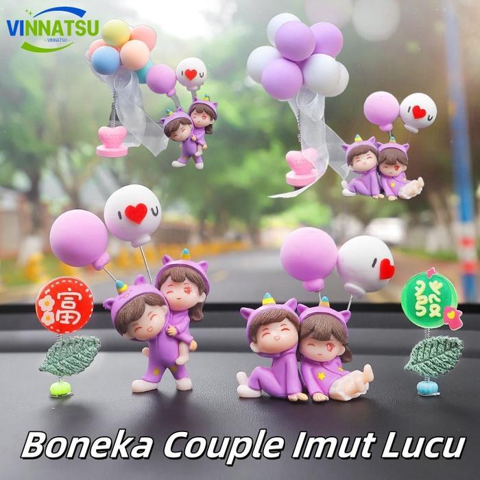 [Mishilei]Boneka Couple Imut Lucu / Miniatur Boneka Anak Laki-Laki/Couple Love Dekorasi Interior