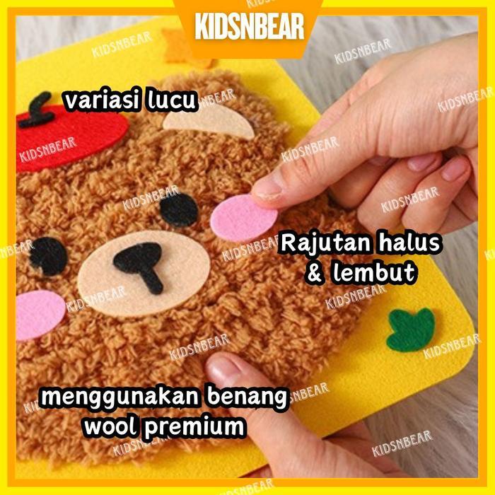 Mainan Tas - Diy Anak Perempuan - Tas Karakter - Prakarya Anak Merajut -327-Diy Tas Merajut