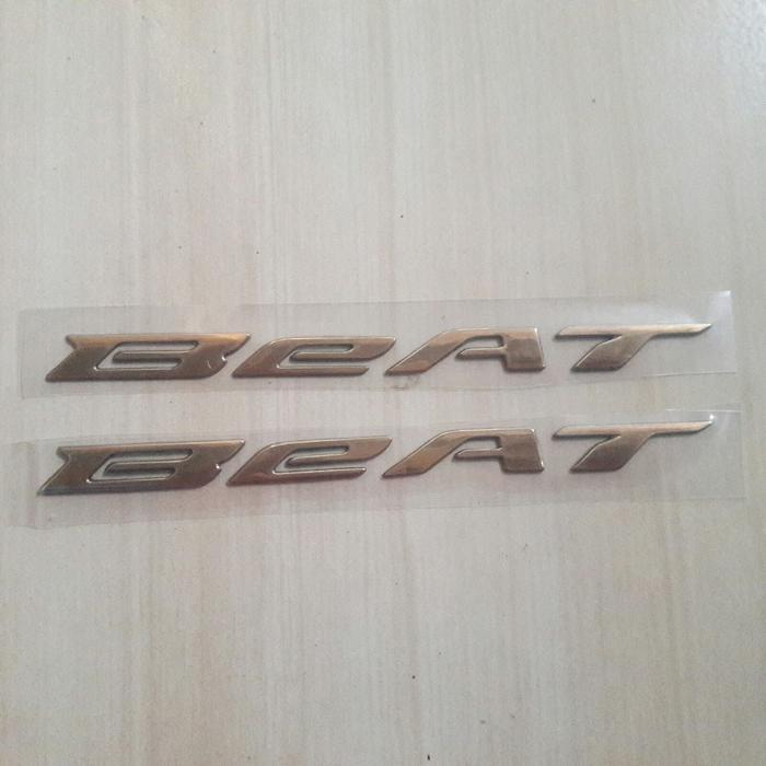emblem stiker timbul honda beat 3d ori 1set kanan kiri
