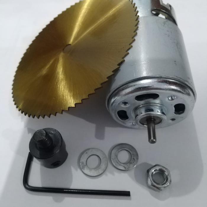 PAKET DIY MESIN MINI CIRCULAR SAW RS-550 - MINI TABLE SAW - MITER SAW