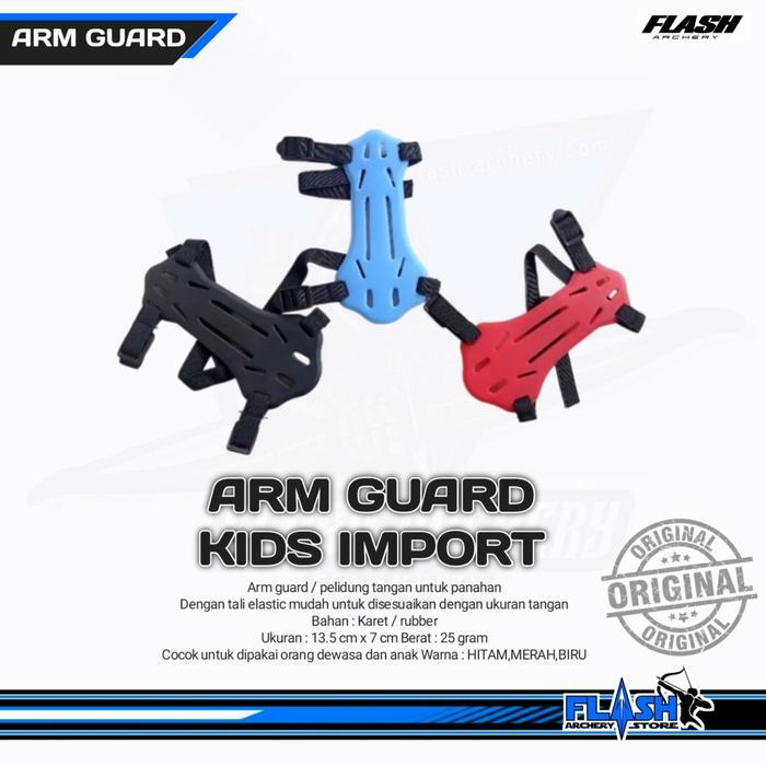 ARM GUARD PANAHAN ANAK Ruber Arm Guard Pelindung Tangan Panah
