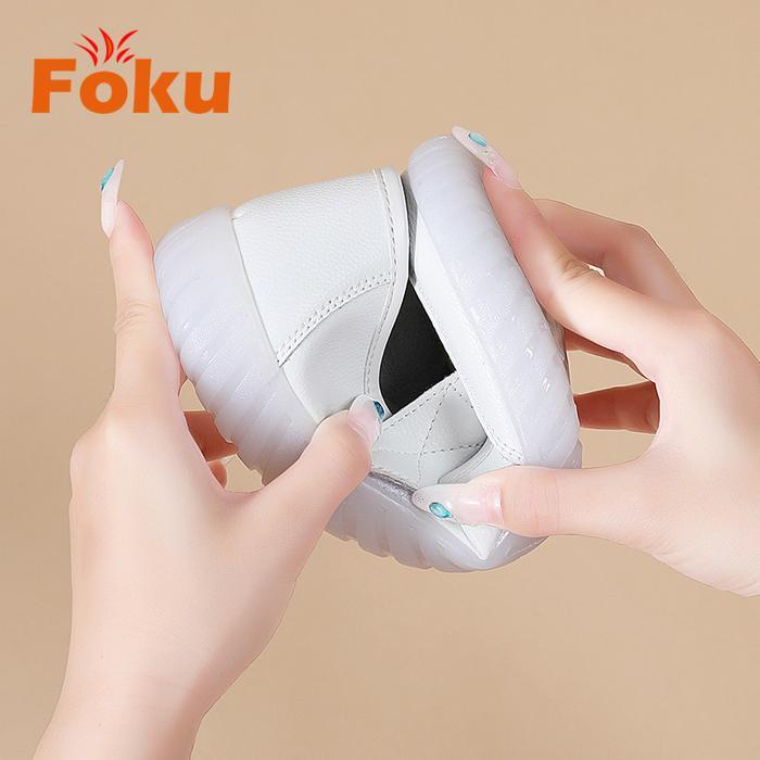 Foku Sepatu Flat Wanita Loafers Wanita Sepatu Kerja Lembut Flatshoes