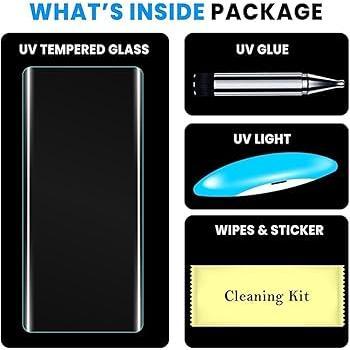 UV Liquid Tempered Glass Itel S25 Ultra S23 Plus Tempered Glass Curved