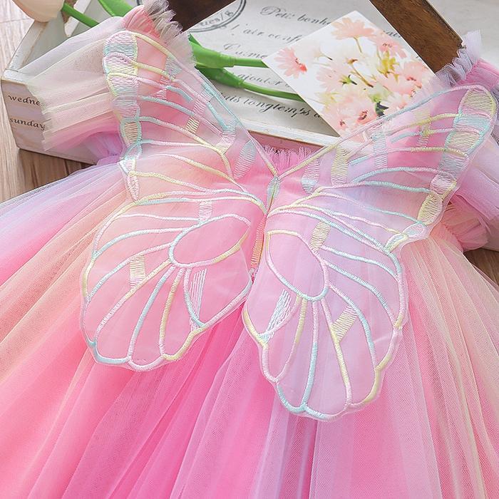 OOTD DRESS TUTU MARIPOSA GAUN PESTA ANAK PEREMPUAN BAJU ANAK LUCU KUPU KUPU OOTD